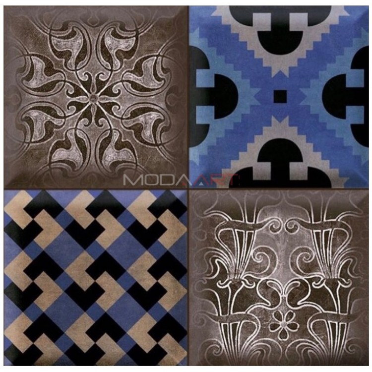 30x30cm FS-30105 Retro Losso 3D Seramik Dekor Koli 0,81m2